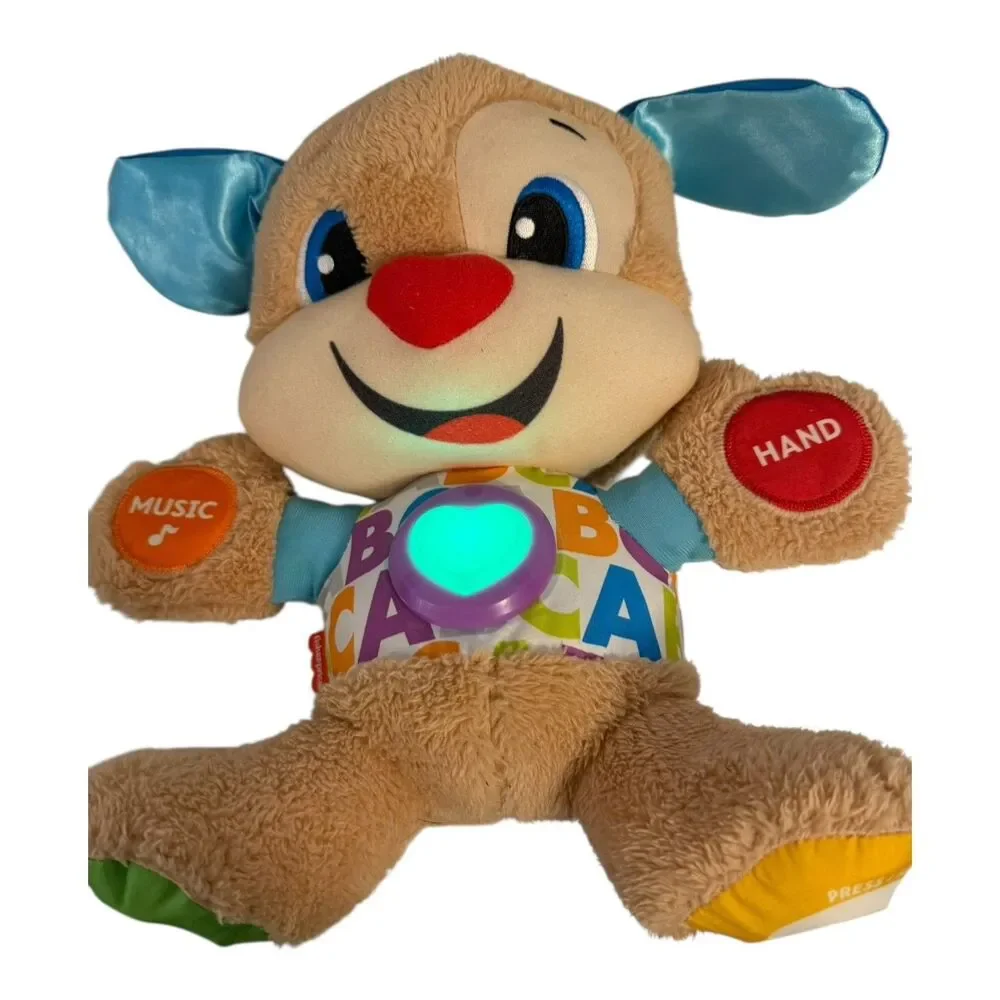 Fisher-Price Plush Baby Toy with Lights Music and Smart Stages Learning Content